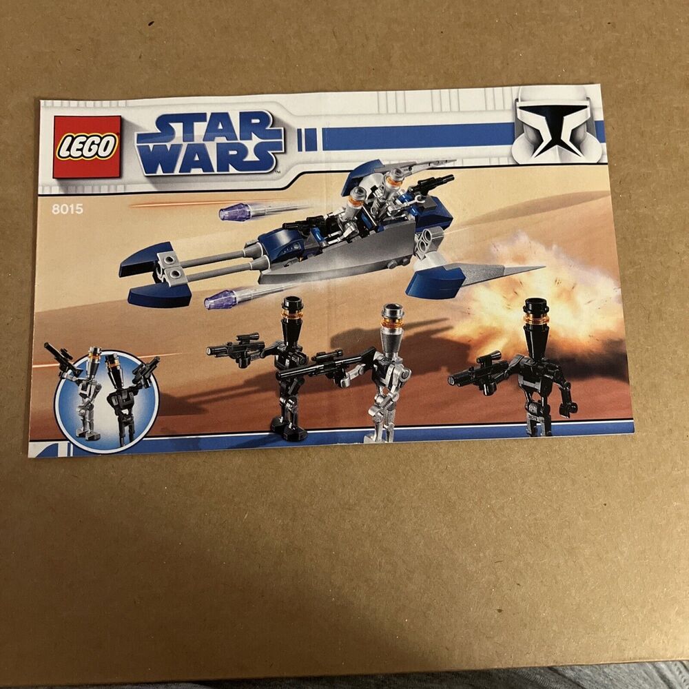 LEGO Star Wars 8015 Instruction Manual Replacement Booklet INSTRUCTIONS ONLY